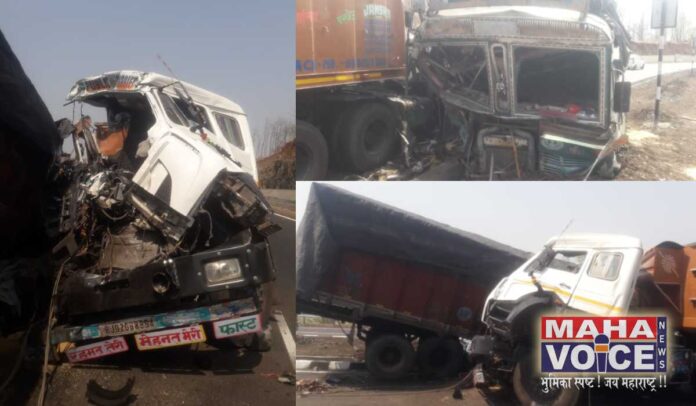 accident involving a truck container at Patur
