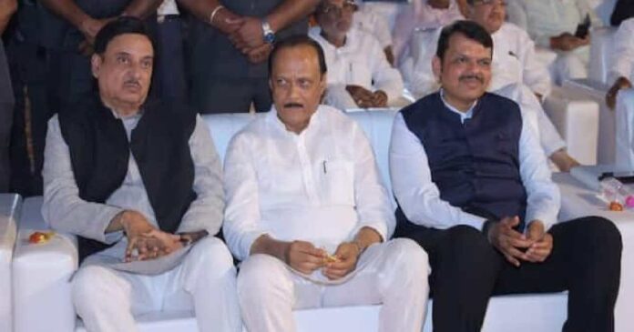 Ajit Pawar was seen with the ruling party before the decision of the power struggle