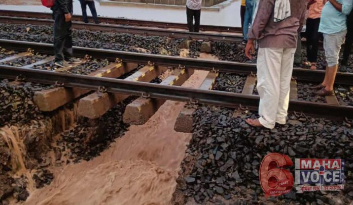Minor minerals under the railway line near Murtijapur