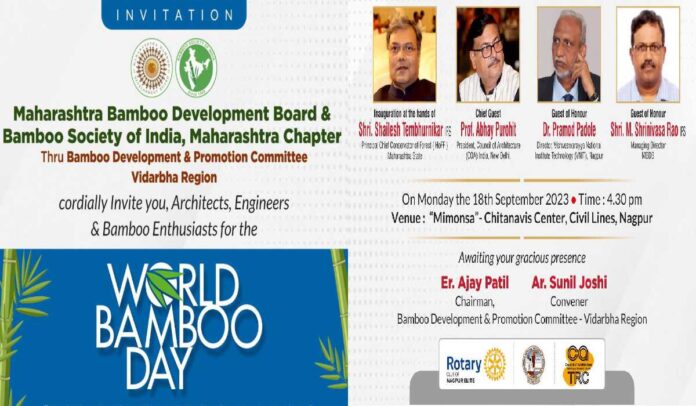 Celebration of World Bamboo Day in Nagpur City