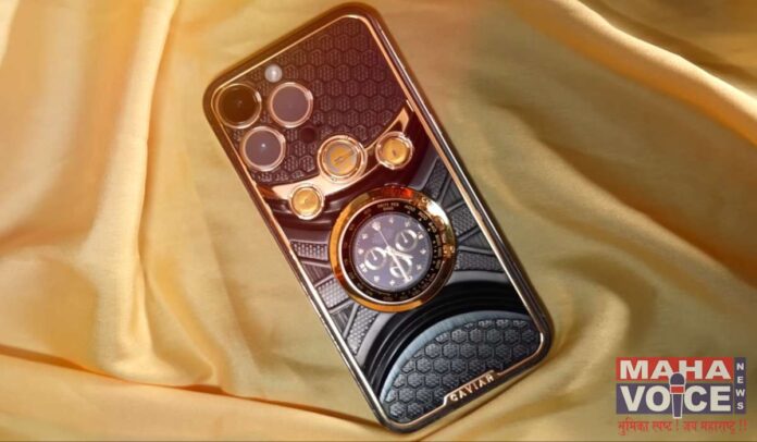 Caviar iPhone 15 Pro Max Rolex Daytona Gold