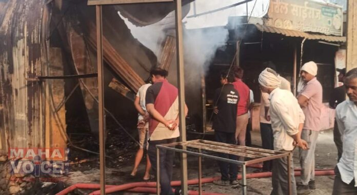 Fire damages Shantanu Enterprises